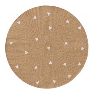 Benuta kilimas iš džiuto ,,Pippa light brown: triangles"