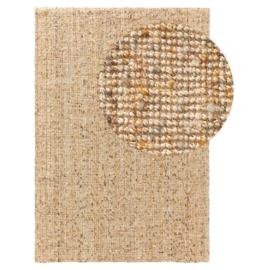 Benuta Jute Rug - Sam Natural/Turquoise