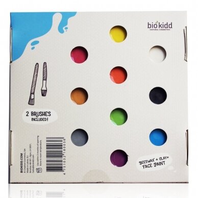 BioKidd veido dažai/10 spalvų 1