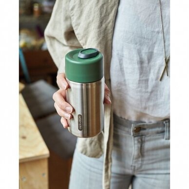 Black and Blum gertuvė termosas ,,Insulated travel cup: olive" (340 ml) 4