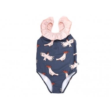 CarlijnQ +UPF50 Swimsuit - Blue Parrot CarlijnQ +UPF50 Swimsuit - Blue Parrot