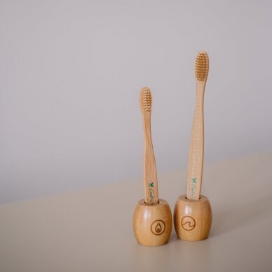 Croll & Denecke bambukinis dantų šepetėlio laikiklis