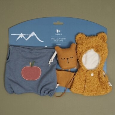 Fabelab Dolls Clothes - Bear Cape
