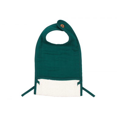 Fabelab Muslin Feeding Bib - Evergreen Fabelab Muslin Feeding Bib - Evergreen