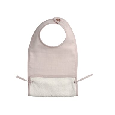 Fabelab Muslin Feeding Bib - Mauve