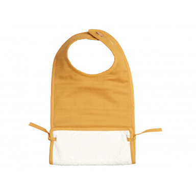 Fabelab Muslin Feeding Bib - Ochre Fabelab Muslin Feeding Bib - Ochre