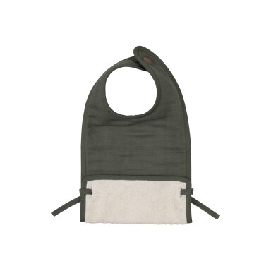 Fabelab Muslin Feeding Bib - Olive Fabelab Muslin Feeding Bib - Olive