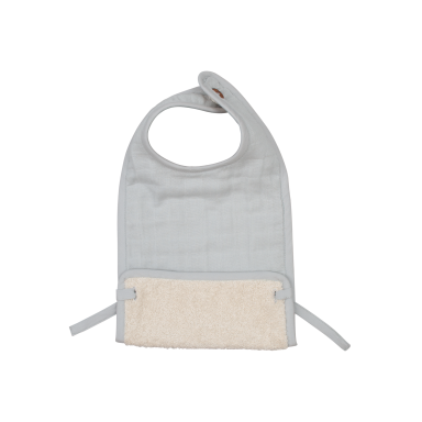 Fabelab Muslin Feeding Bib - Icy Grey Fabelab Muslin Feeding Bib - Icy Grey