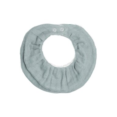 Fabelab Bib - Ruffle: Foggy Blue