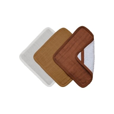 Fabelab 3 Pcs Wash Cloth - Wood