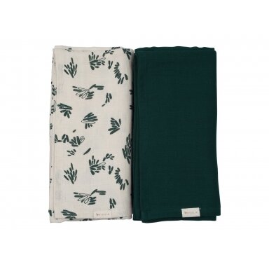 Fabelab 2 Pcs. Swaddle Set - Forest Floor (120x120 cm)