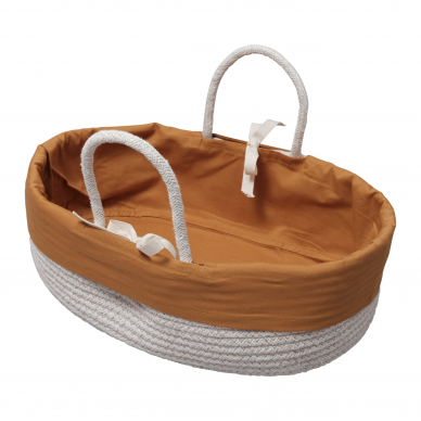 Fabelab Doll Basket with cover - Ochre
