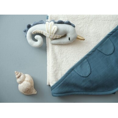 Fabelab Hooded Towel in Blue (0-3 year old) 1