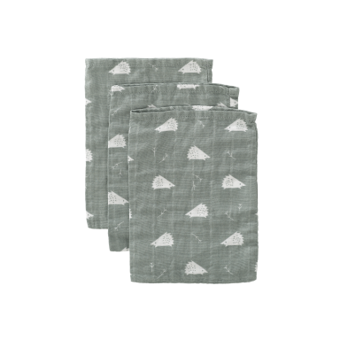 Fresk 3 Pcs Wash Cloth Set - Hedgehog