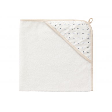 Fresk Baby Hooded Towel - Diagonals