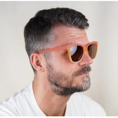Grech&Co akiniai nuo saulės, poliarizuoti, „Sienna Ombre“ 3