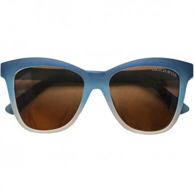Grech&Co akiniai nuo saulės, poliarizuoti, „Desert Teal Ombre“