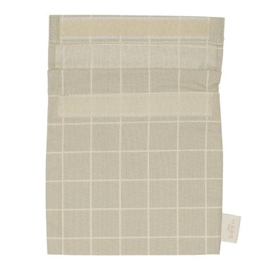 Haps Nordic Sandwich bag - Oyster Grey Check