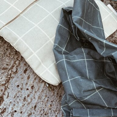 Haps Nordic Cotton Wrap with Beeswax - Cold Check