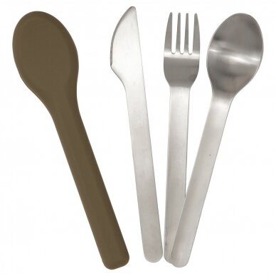 Haps Nordic Picnic cutlery set ,,Olive"