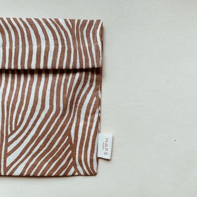 Haps Nordic Sandwich bag - Terracotta Wave 2