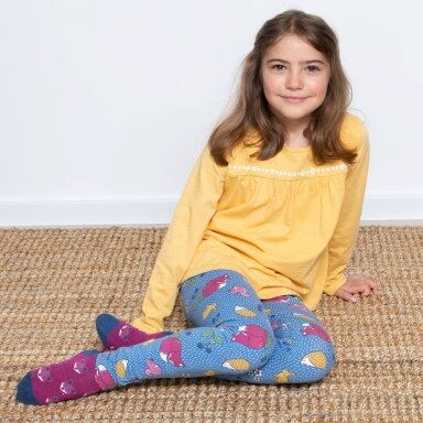 Kite socks ,,Rainbow flower"