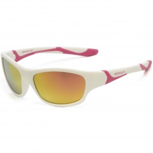 KOOLSUN akiniai nuo saulės ,,Sport - white hot pink"