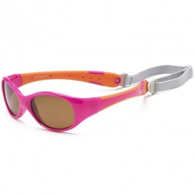 KOOLSUN akiniai nuo saulės ,,Flex - hot pink orange" UV400