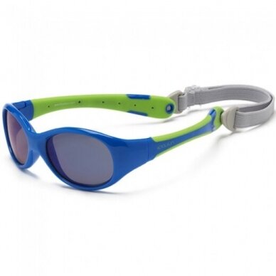 KOOLSUN akiniai nuo saulės ,,FLEX - royal blue green"