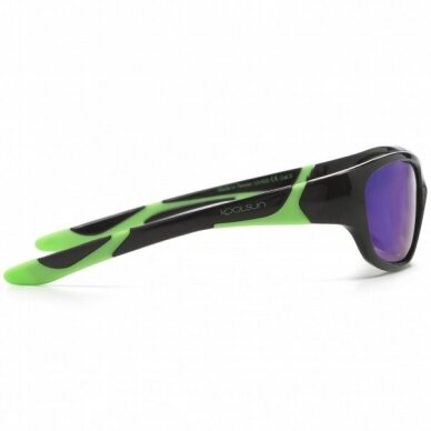 KOOLSUN akiniai nuo saulės ,,Sport - black lime" UV400 1