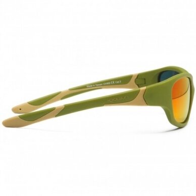 KOOLSUN akiniai nuo saulės ,,Sport - olive taos taupe" UV400