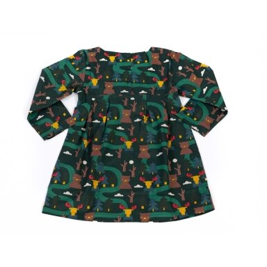 Little Green Radicals Dress - Forest