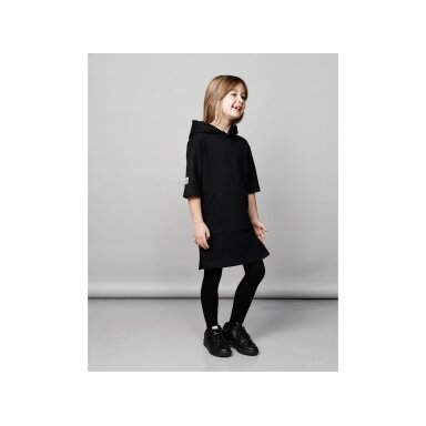 Mainio Hoodie Dress - Black