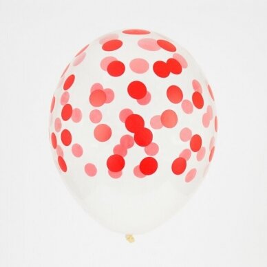 My Little Day Ballons Confetti: red 1