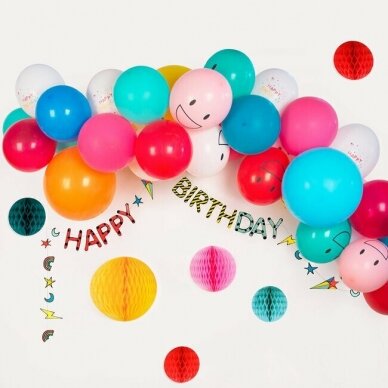 My Little Day balionai ,,Happy birthday"