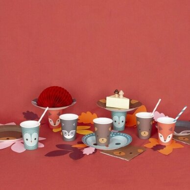 My Little Day Ballons Paper Cups Mini forest animals 1