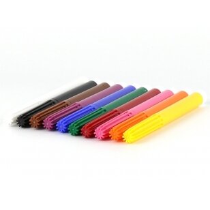 ökoNORM colourful felt-tip pens: 9 colors + 1 eraser-pen