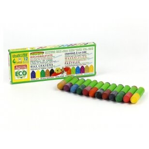 ökoNORM mini wax crayons "Gnome" - 12 colors