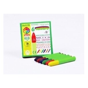 ökoNORM wax crayons - 6 colors