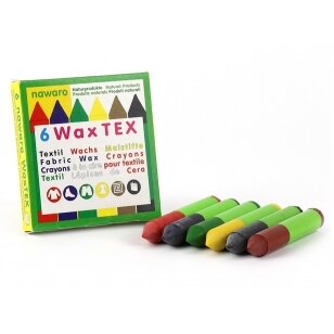 ökoNORM textile wax crayons for ironing - 6 colors