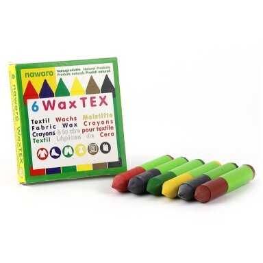 ökoNORM textile wax crayons for ironing - 6 colors
