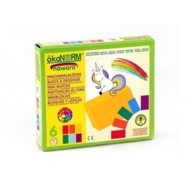 ökoNORM Beeswax blocs "Unicorn" (6 colours)