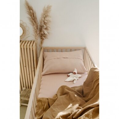 Poudre Organic Fitted Sheet - Maple Sugar