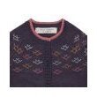 Sense Organics megztinis ,Aubergine pattern" 1
