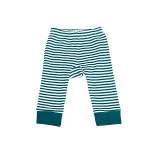 SENSE ORGANICS Trousers - Green Stripes