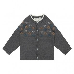 Sense Organics Sweater - Dark Grey Pattern