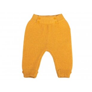 SENSE ORGANICS Knitted Trousers - Mustard
