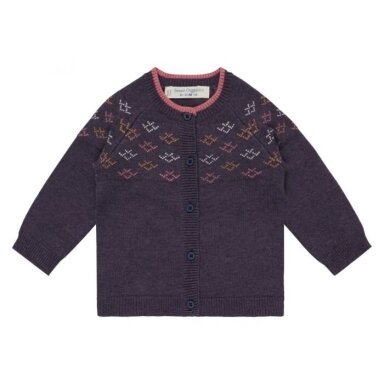 Sense Organics Sweater - Aubergine Pattern Sense Organics Sweater - Aubergine Pattern