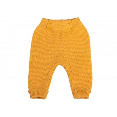 SENSE ORGANICS Knitted Trousers - Mustard
