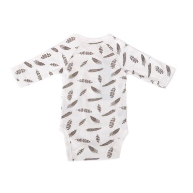 SENSE ORGANICS Kimono Bodysuit - Feather